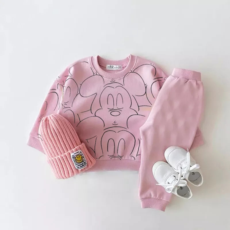 New Designer Cartoon Clothing  Tracksuit Baby Summer