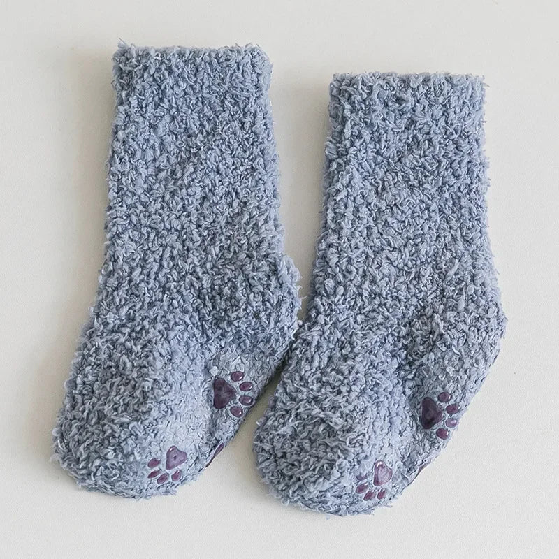 Winter Thick Newborn Socks Coral Fleece Warm