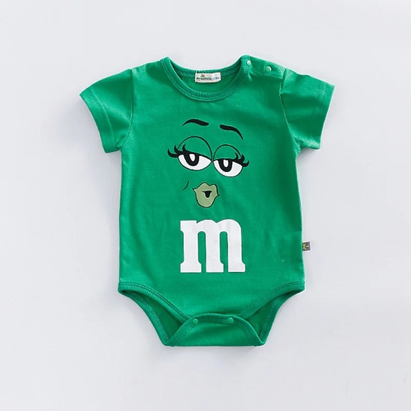 Thin Cotton 3-24M Newborn Short Sleeve Romper