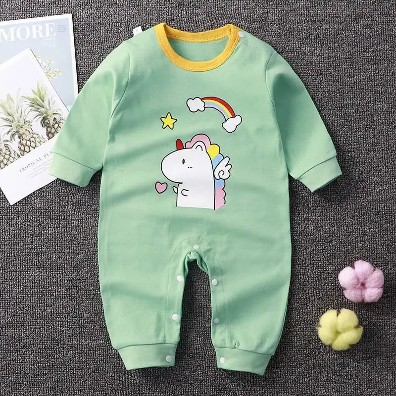 0-2 Age Baby Clothes Cartoon Pajamas