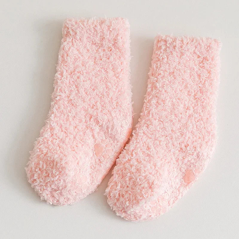 Winter Thick Newborn Socks Coral Fleece Warm