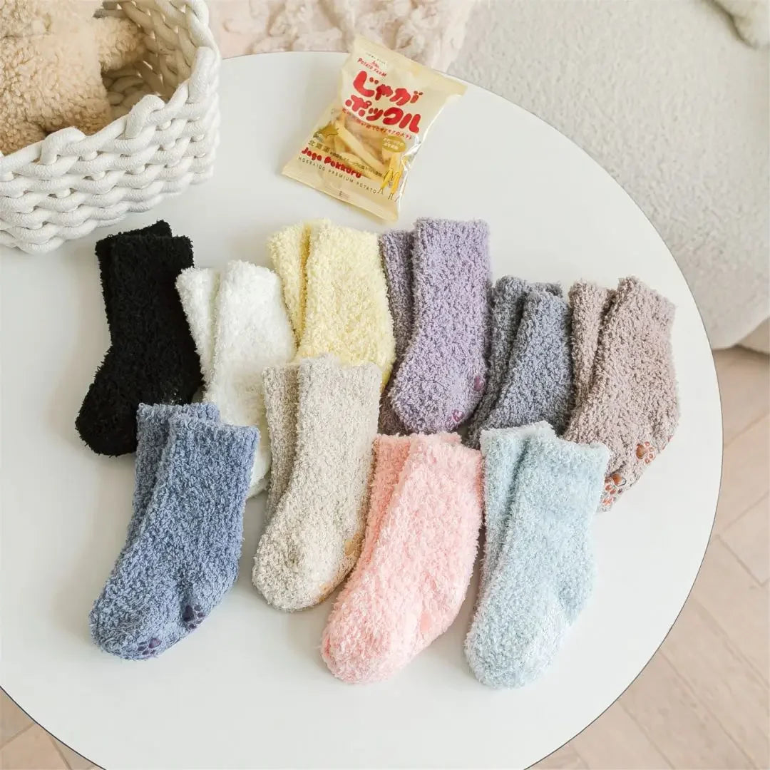 Winter Thick Newborn Socks Coral Fleece Warm