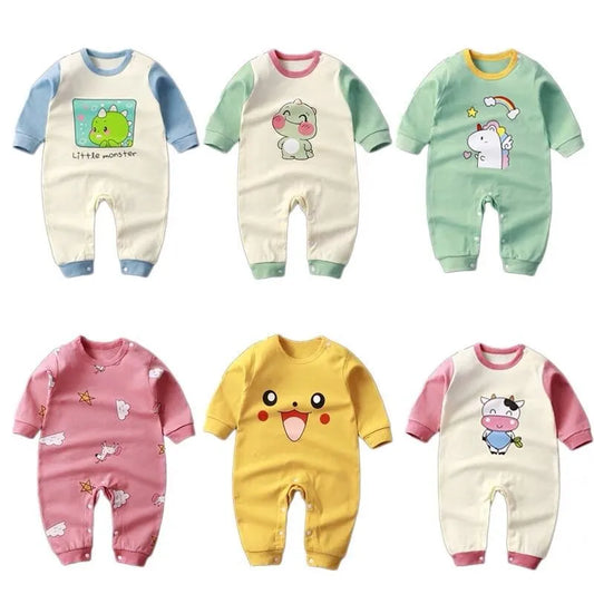 0-2 Age Baby Clothes Cartoon Pajamas