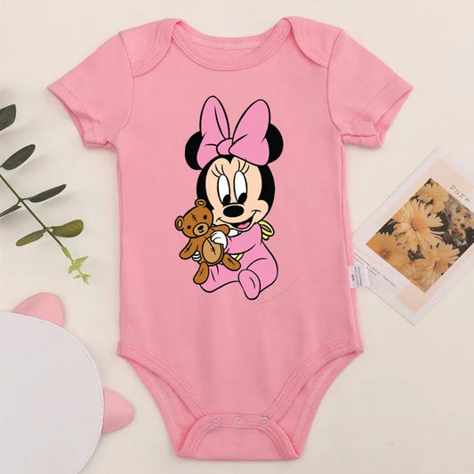 Cotton Baby Minnie Mouse Romper Disney