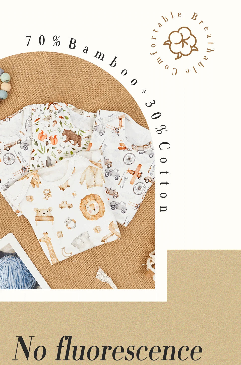 1pcs Baby Romper Sleeping Wear