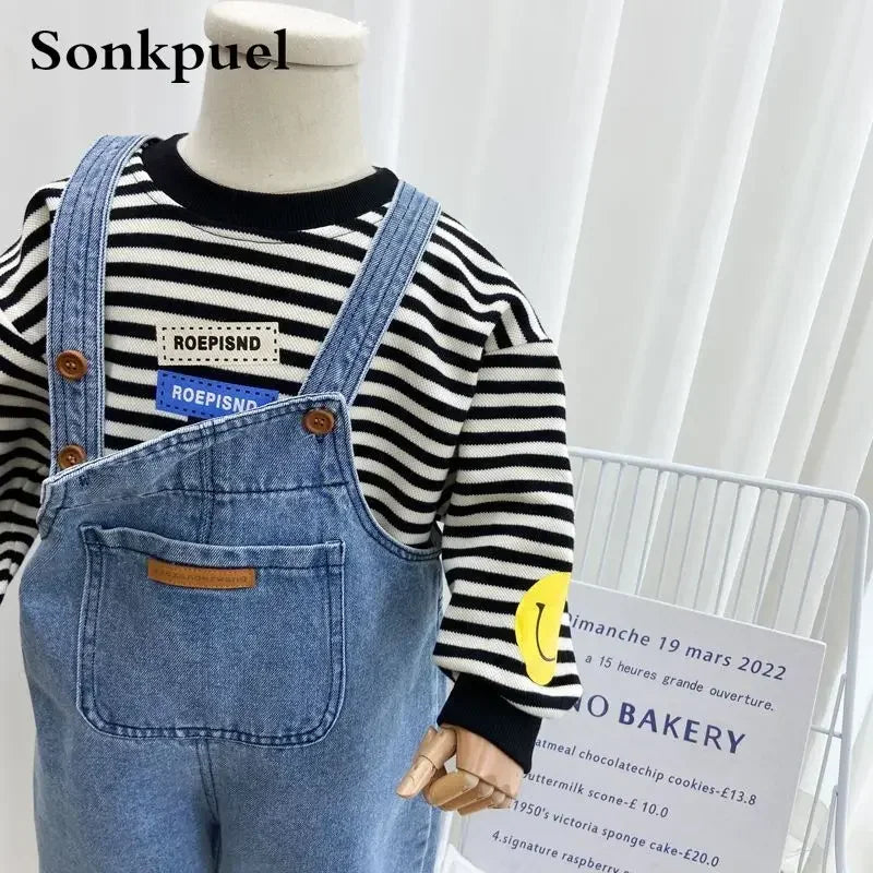 Children'S Overalls Pants Boys Fall Pants 2025