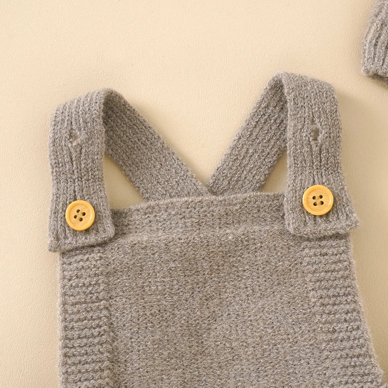 Baby Boys Girls Rompers Hats Clothes Fashion Sleeveless