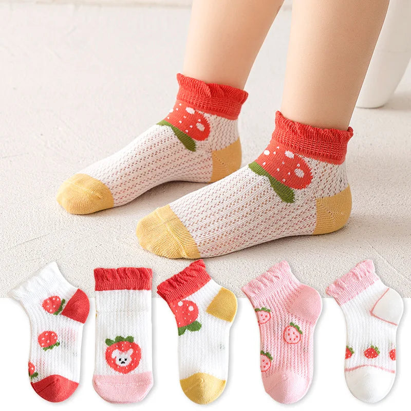 5 PAir Set Children Socks