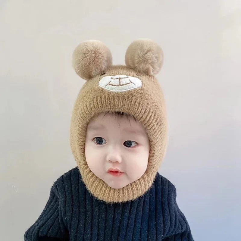 Cute Bear Beanie Cap for Baby