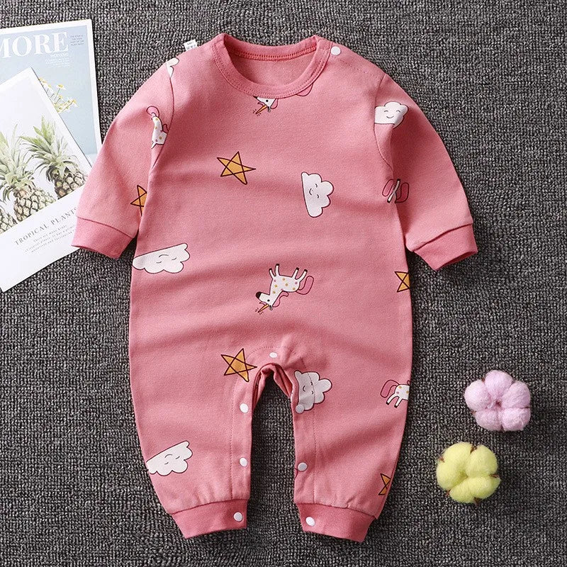 0-2 Age Baby Clothes Cartoon Pajamas