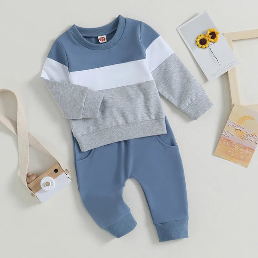 Newborn Baby Boy Pant Sets Autumn Clothes 2 Pieace