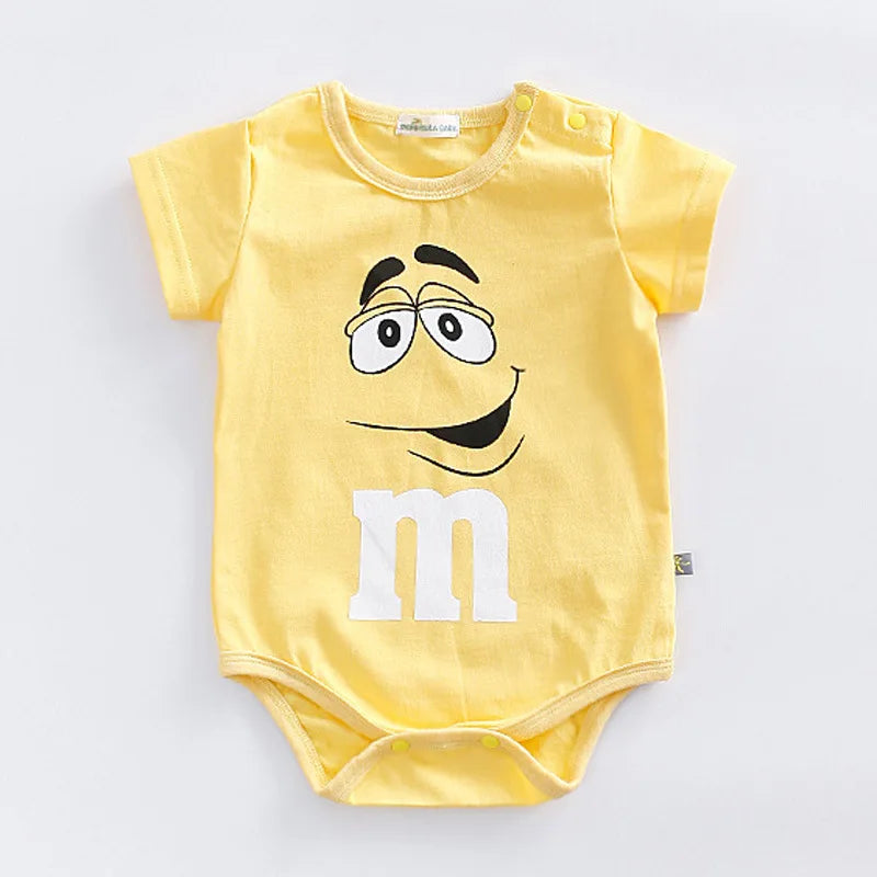Thin Cotton 3-24M Newborn Short Sleeve Romper