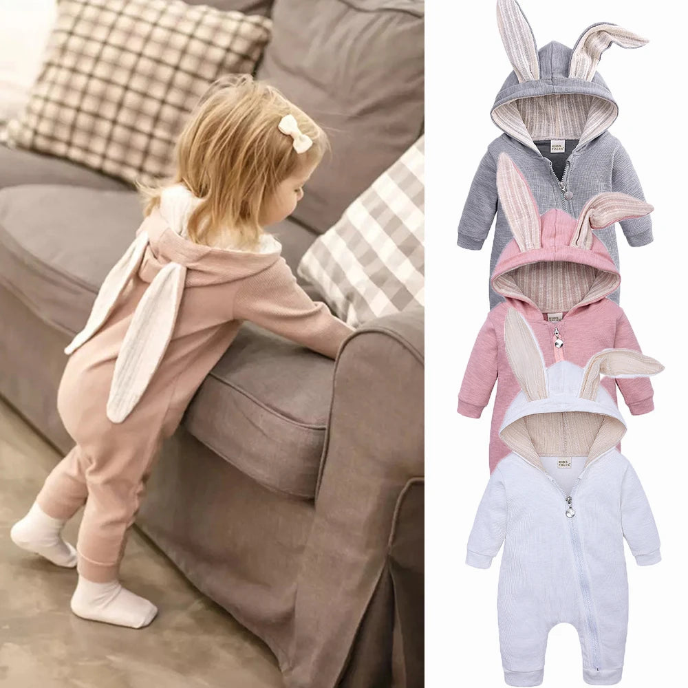 Baby Clothes Newborn Bunny Rompers Cute Cotton