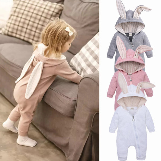 Baby Clothes Newborn Bunny Rompers Cute Cotton