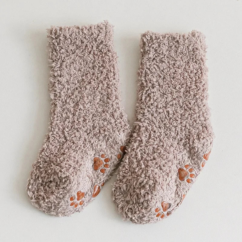 Winter Thick Newborn Socks Coral Fleece Warm