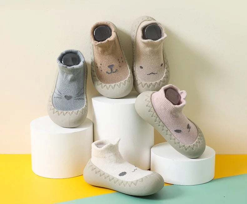 Baby Shoes Kids Soft Rubber Sole First Walkers