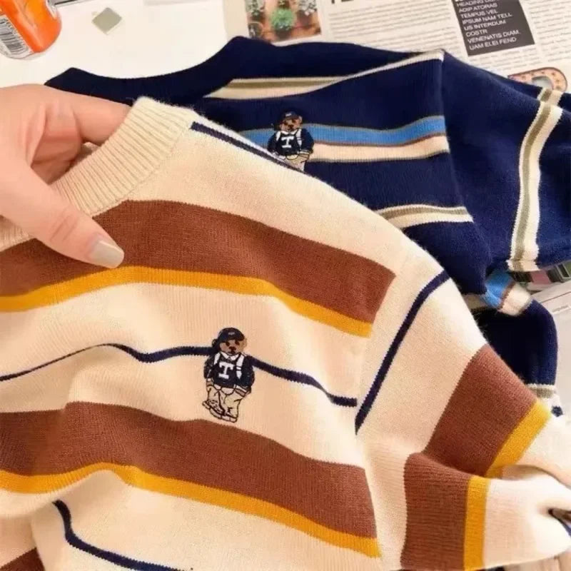 Children's Cute Bear Sweater Autumn
