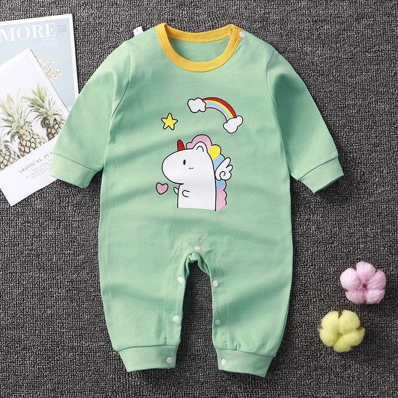 0-2 Age Baby Clothes Cartoon Pajamas