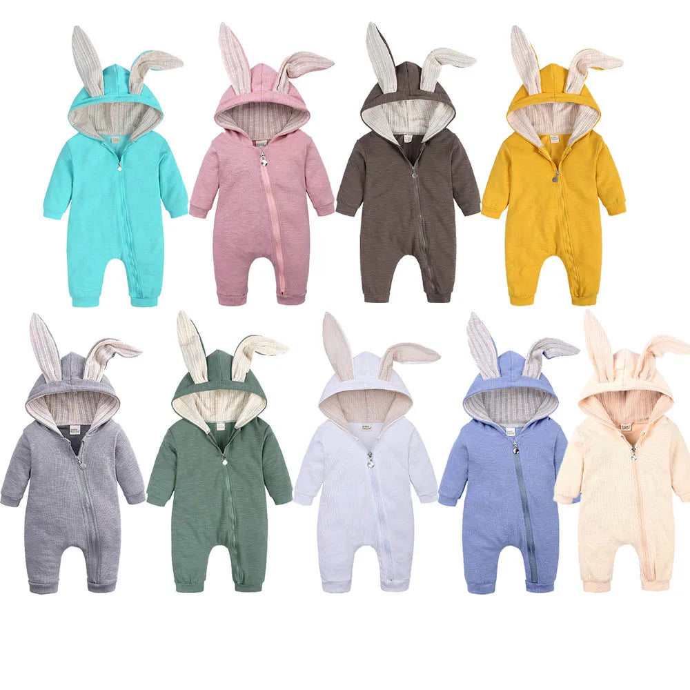 Baby Clothes Newborn Bunny Rompers Cute Cotton