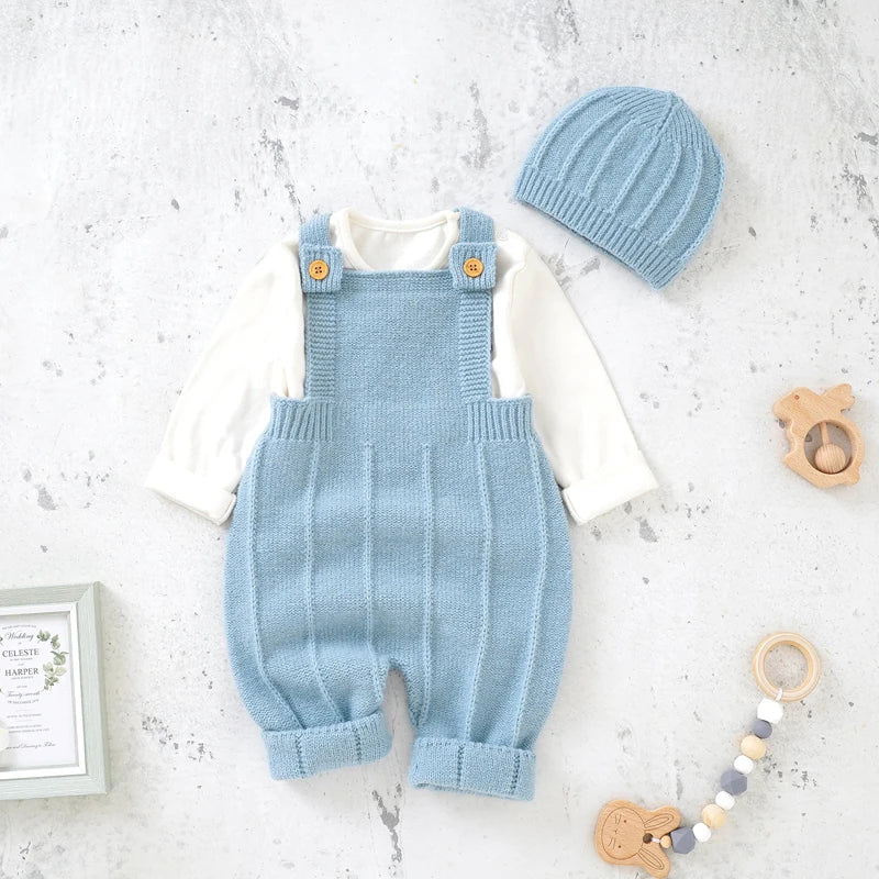 Baby Boys Girls Rompers Hats Clothes Fashion Sleeveless