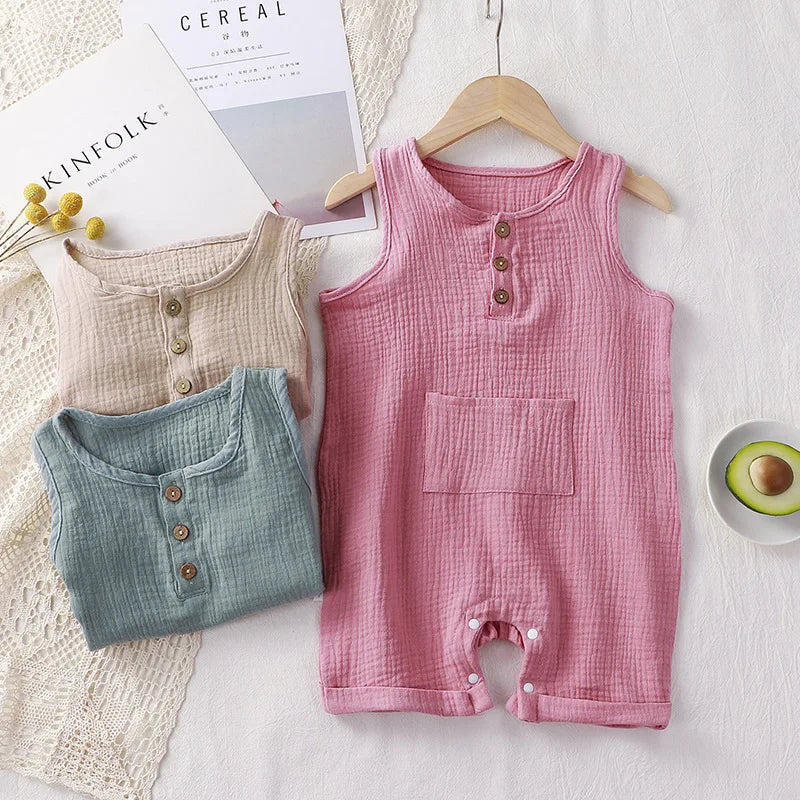 Baby Clothes Hat 2pc Romper Cotton for Newborns