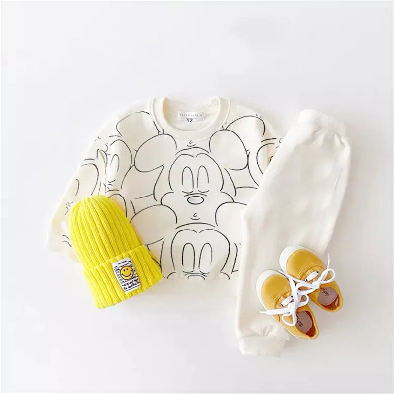 New Designer Cartoon Clothing  Tracksuit Baby Summer