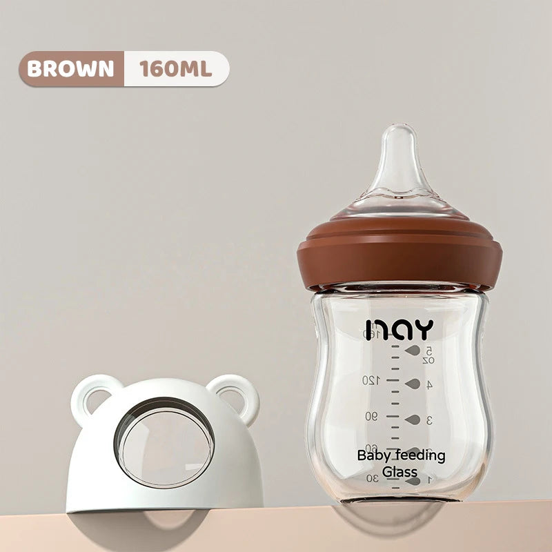 0-3 Month Glass Bottle Newborn Glass Feeding Bottle