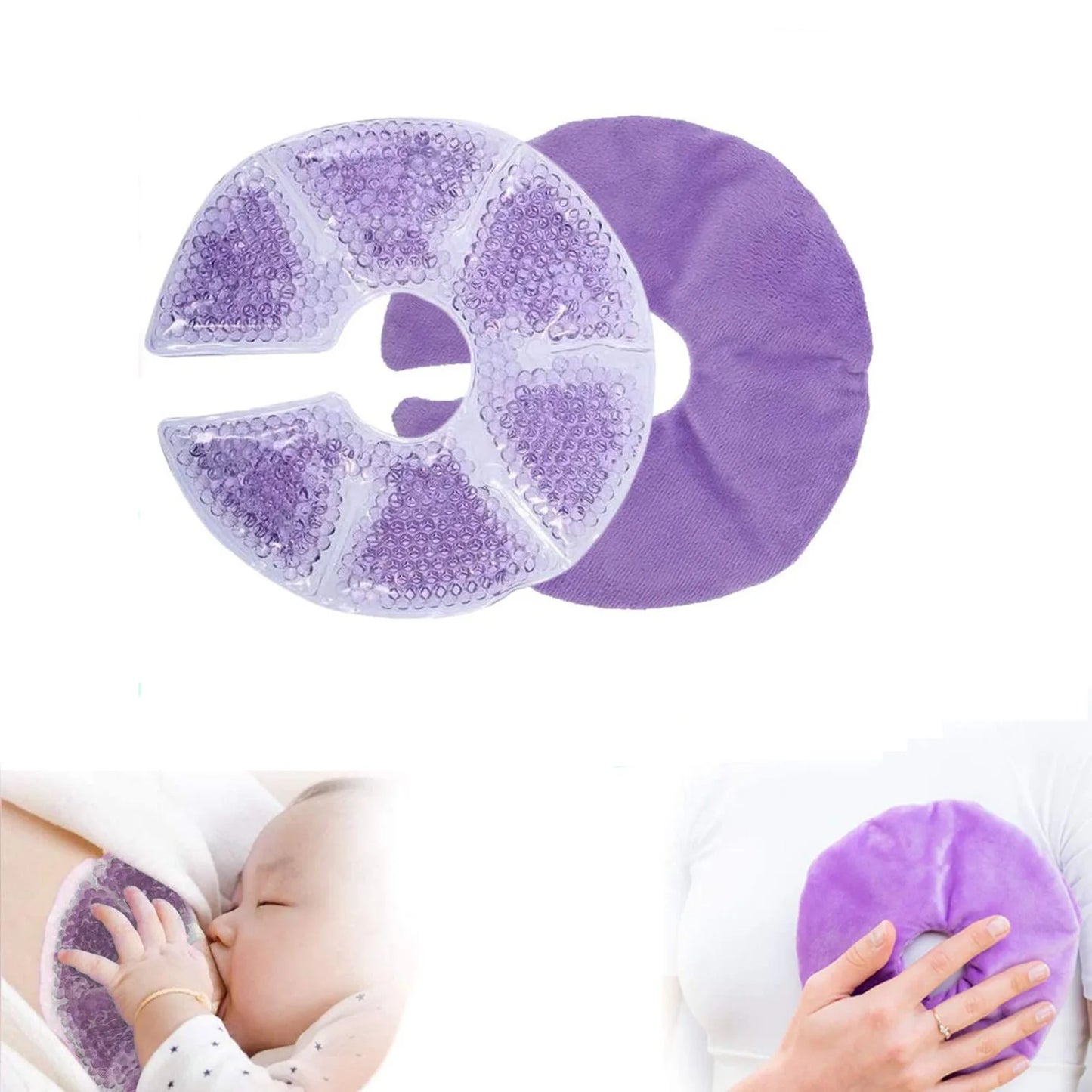Breast Therapy Pads, Hot Cold Breastfeeding Gel Pads, Breastfeeding Recovery