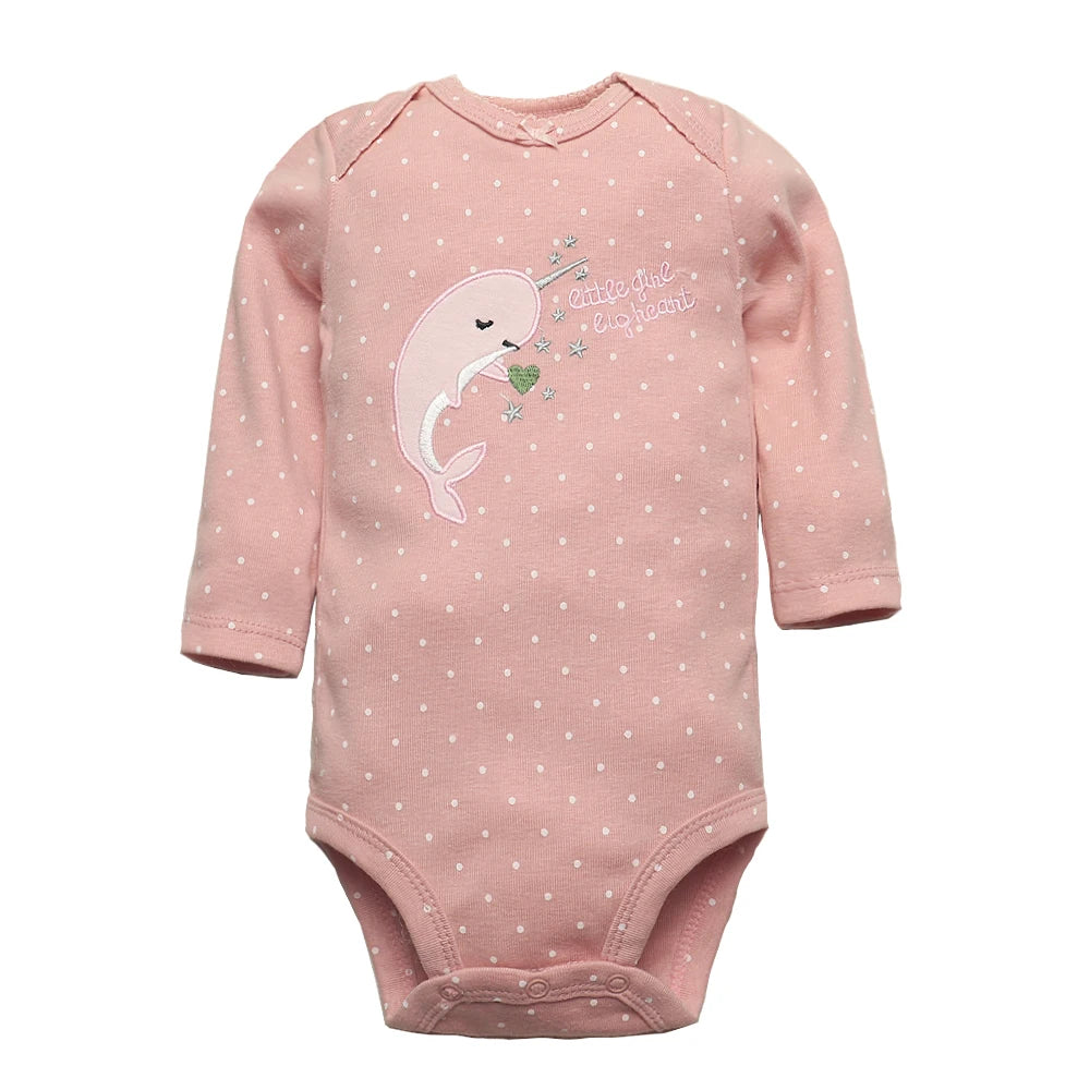 Newborn Baby Bodysuits 
5pcs