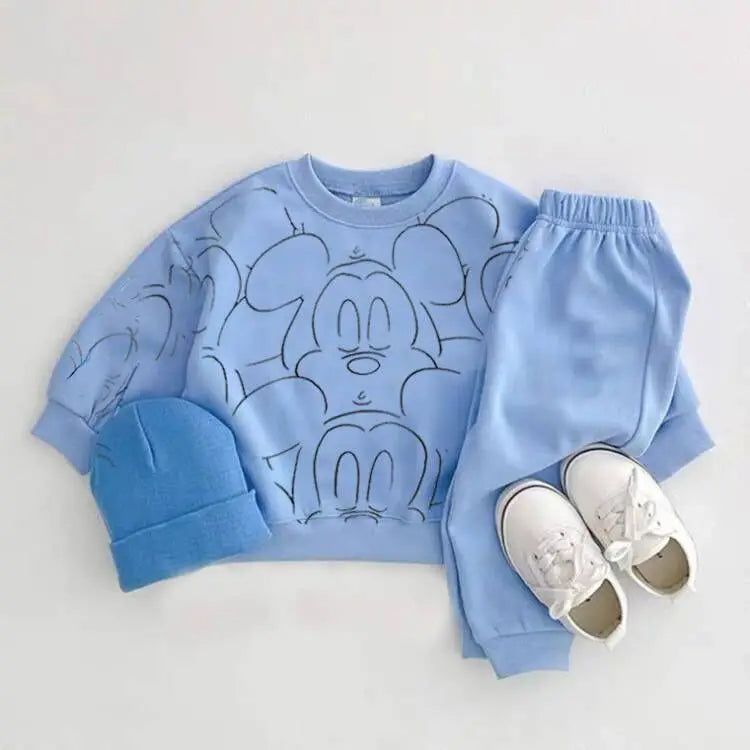 New Designer Cartoon Clothing  Tracksuit Baby Summer