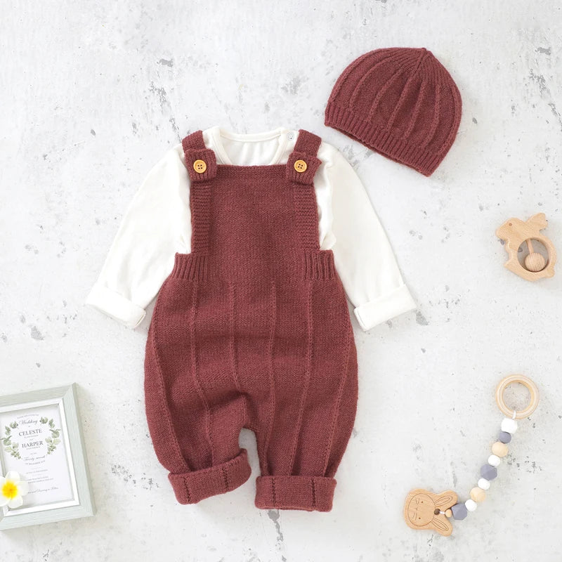 Baby Boys Girls Rompers Hats Clothes Fashion Sleeveless